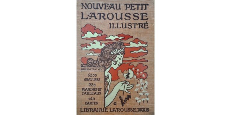 Première de couverture dudictionnaire Larousse de 1932