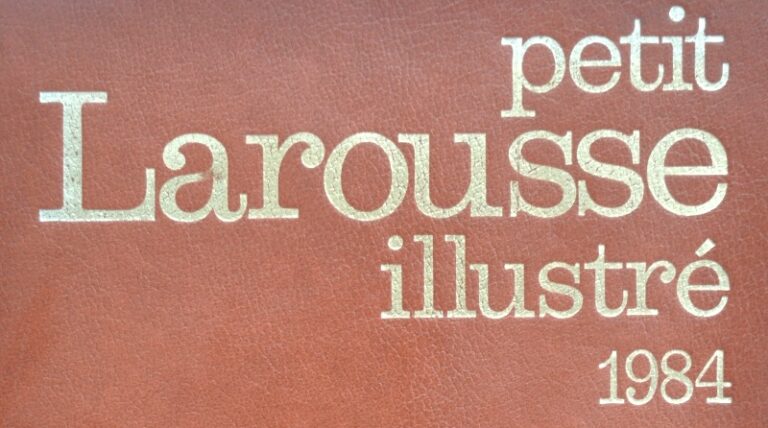 Couverture Larousse illustré 1984