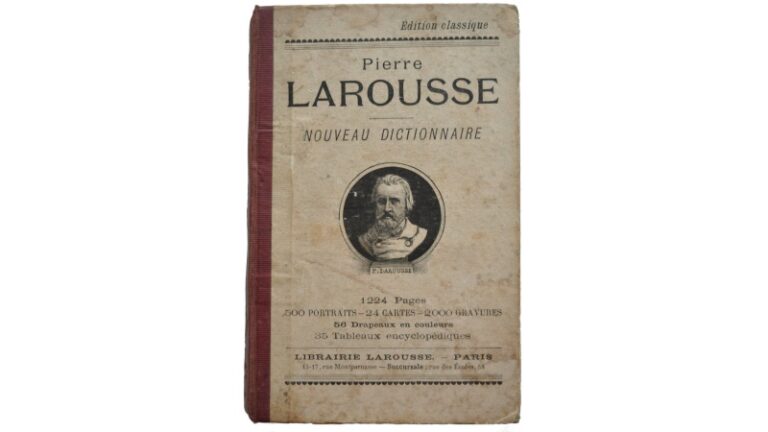 Dictionnaire Larousse 1912 - couverture