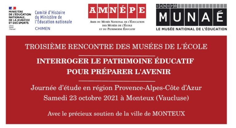 Troisième rencontre des musées de l'école - Monteux (Vaucluse)