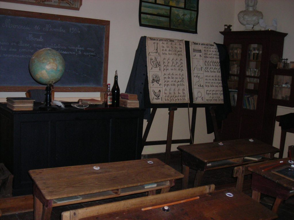 Musée-école d'Unverre - La salle de classe