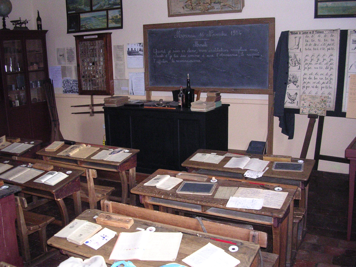 Musée-école d'Unverre - La salle de classe