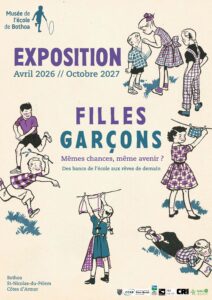 Affiche exposition filles-garçons au musée de Bothoa
